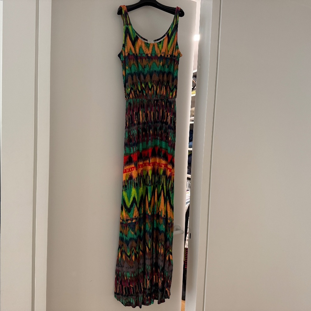 Like New Ella Moss Multicolor Midi Dress